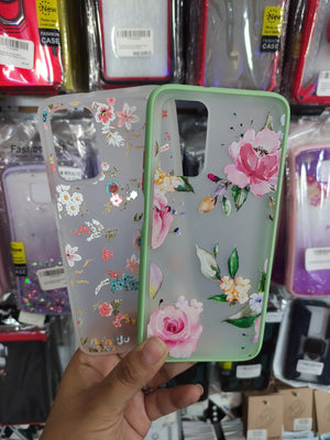 Funda Acrilico Diseño Flores Para Xiaomi Mi 11 Lite