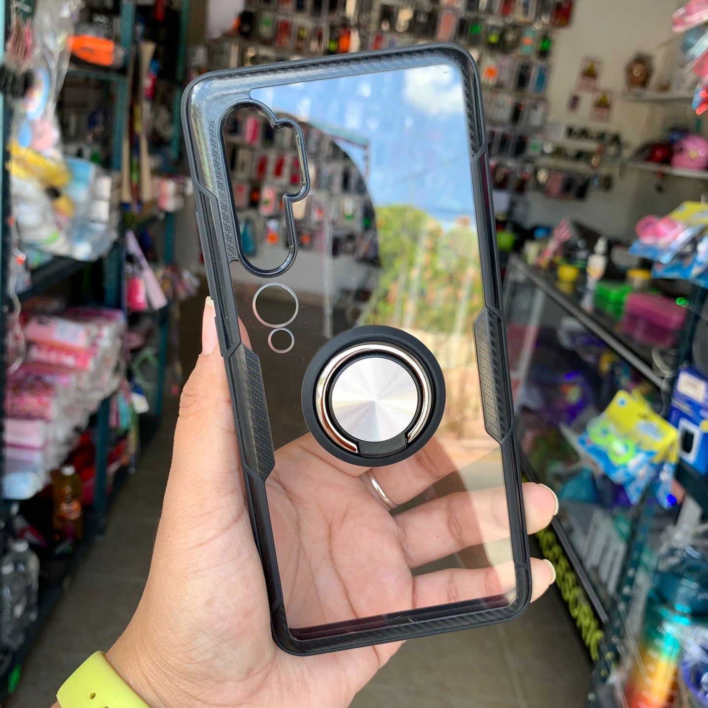 Funda Acrilico Anillo Para Xiaomi Mi Note 10 / Mi Note 10 Pro (LC)