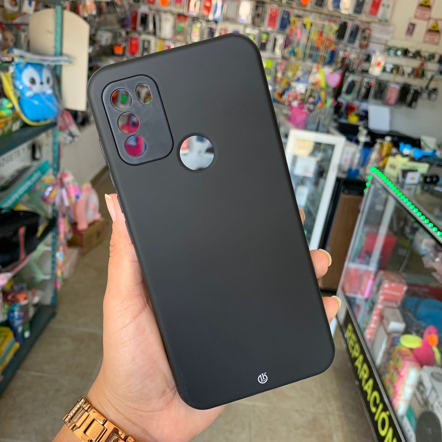 Funda Uso Rudo Liso 2 En 1 Para Motorola Moto G50 4G