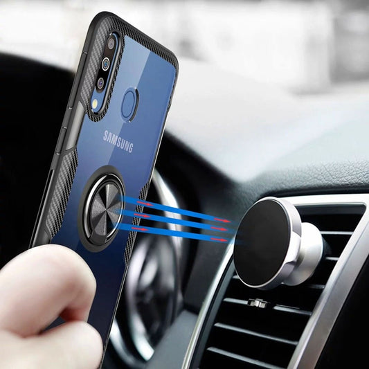 Funda Transparente Anillo Samsung M30