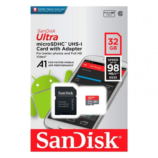 Memoria Micro SD MICROSD 32Gb SANDISK ULTRA