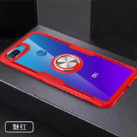 Funda Transparente con anillo giratorio para Xiaomi Mi 8 Lite