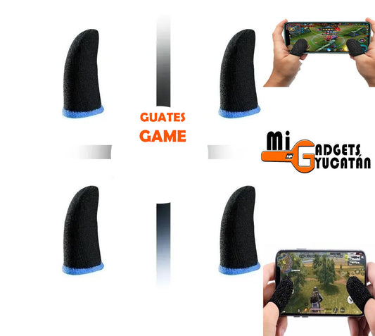 Par de Guantes Para Dedo Gamer Antideslizante Microfibra